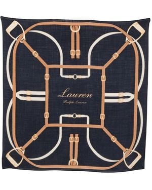Ralph Lauren Large Square Scarf - Blue