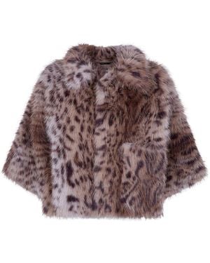 Liviana Conti "Marcel" Faux Fur - Brown
