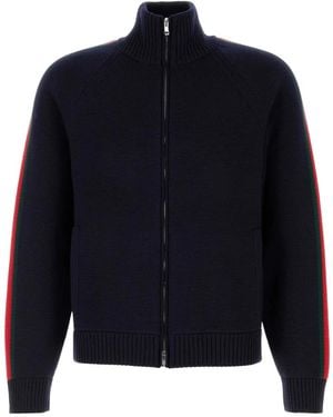 Gucci Jacket With Zipper - Blue