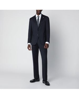 Luigi Bianchi Singlebreasted Wool Suit - Black