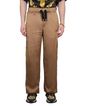 Versace Drawstring Trousers - Natural