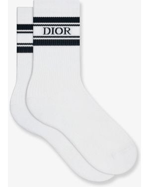 Dior Dior Jacquard Dior Socks - White