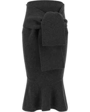 Jacquemus 'La Jupe Fiocco' Skirt - Black
