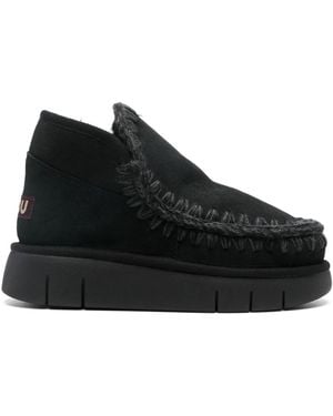 Mou Eskimo Bounce Sneaker Boots - Black