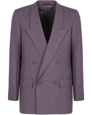 Gucci Double-Breasted Jacket - Purple