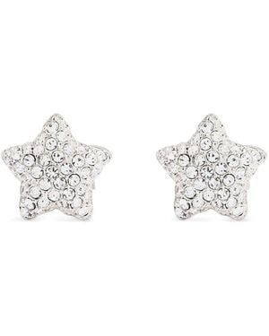 Marc Jacobs Crystal Metal Bijoux - White