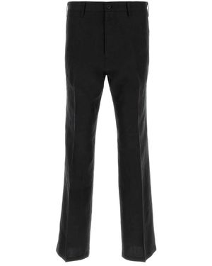 Prada Linen Pant - Black