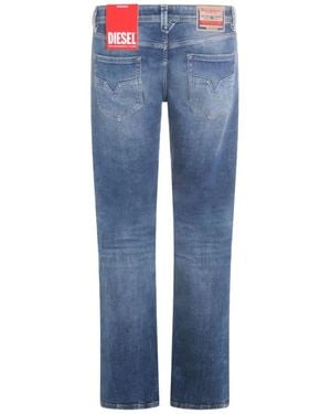 DIESEL Five Pocket Cotton Jeans - Blue
