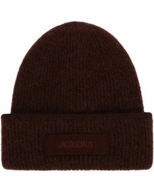 Jacquemus Le Bonnet Gros Grain Hat - Brown