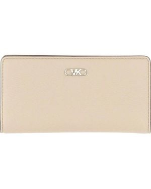 MICHAEL Michael Kors Leather Wallet - Natural