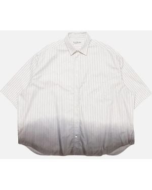 Acne Studios Dip-Dye Midi Summer Shirt - White