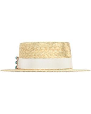 Roger Vivier Tres Vivier Hat - Natural