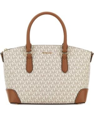 MICHAEL Michael Kors Md Ew Dome Satchel - White