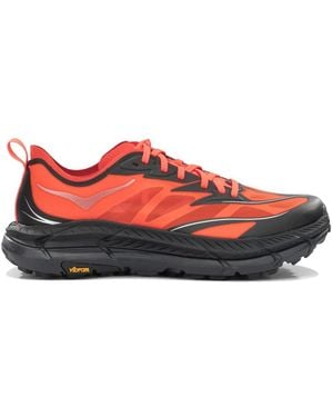 Hoka One One "Mafate Speed 4 Lite" Low-Top Trainers - Red