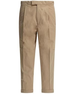 Beams Plus Cotton Trousers - Natural