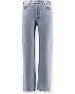 Gucci Jeans With Gg Inserts - Blue