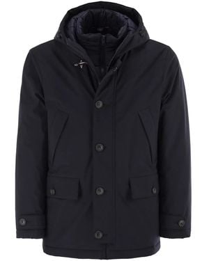 Fay Short Parka - Blue
