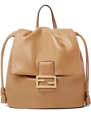 Fendi Ff Backpack - Natural