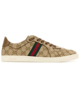 Gucci Stretch Sneakers - Natural