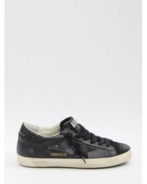 Golden Goose Super Star Vintage Suede Trainers - Black