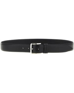 ZERBINI CLAUDIO Leather Belt Belts - Black