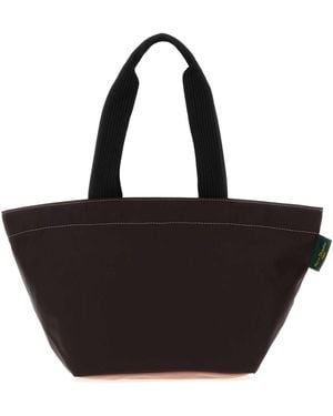 Herve Chapelier Herve' Chapelier Medium Tote, Square Base, Inside Pocket - Black