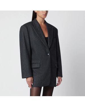 ANDAMANE Margaux And Textured Jacket - Black
