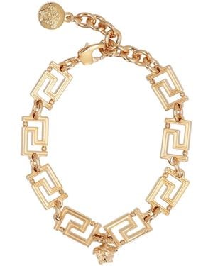 Versace Greca Bracelet - Metallic