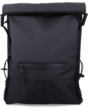 Rains Trail Mountaineer Rolltop Backpack - Black
