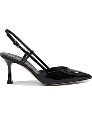 Ninalilou Leather Heeled Shoes - Black