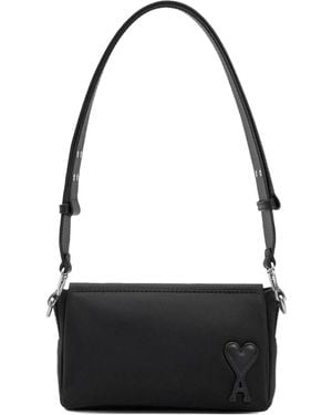 Ami Paris Marcel Lunch Box Crossbody - Black