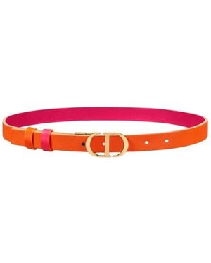 Dior Stunning 30 Montaigne Fine Full Belt - Red