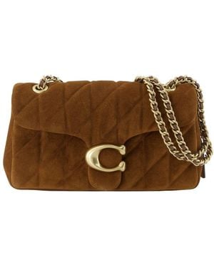 COACH Tabby 26 With Chain Shoulder Bag - Brown