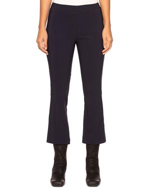 Avenue Montaigne Technical Lightweight Flared Pants - Blue
