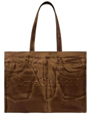 Acne Studios Ac Ux Bags000039 Shopper Bag - Brown