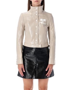 Courreges Vinyl Reedition Jacket - White