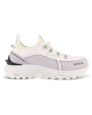 Moncler "Trailgrip Lite3" Low Top Sneakers - White