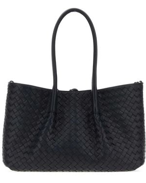 Bottega Veneta Pinacoteca Media - Black