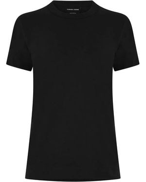 Canada Goose Label Broadview Logo T-Shirt - Black