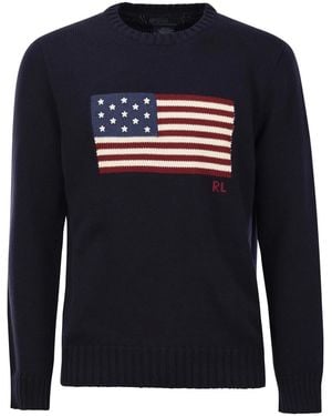 Polo Ralph Lauren Iconic Flag Shirt - Blue