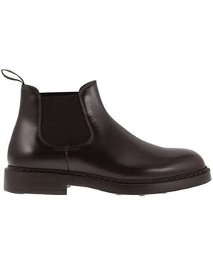 Doucal's Chelsea Leather Ankle Boot - Brown