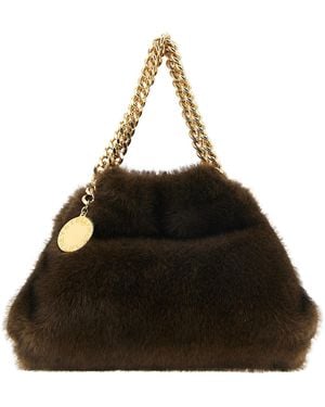 Stella McCartney 'Falabella Mini Drawstring' Handbag - Black