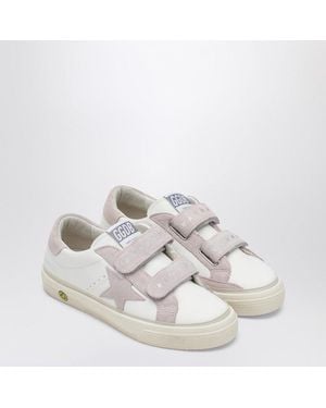 Golden Goose May School Sneakers - White