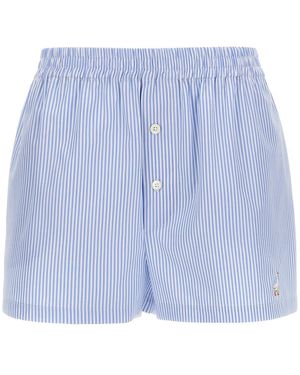 Moschino Poplin Shorts - Blue