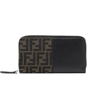 Fendi Zip Around Vit Grace Ff - Black