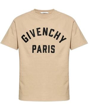 Givenchy Paris T-Shirt - Natural