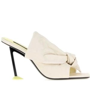Givenchy Boudoir Bow Sandals 95Mm - White