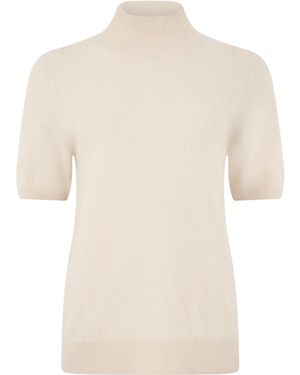 Max Mara S Max Mara Short-Sleeved Jumper - Natural