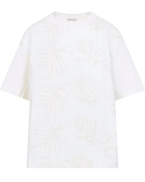 Moncler Ss Cotton T-Shirt - White