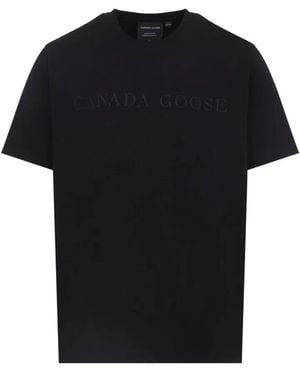 Canada Goose Vantage T-Shirt Big Chest Embroidery - Black